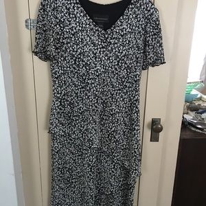 Black and white dress